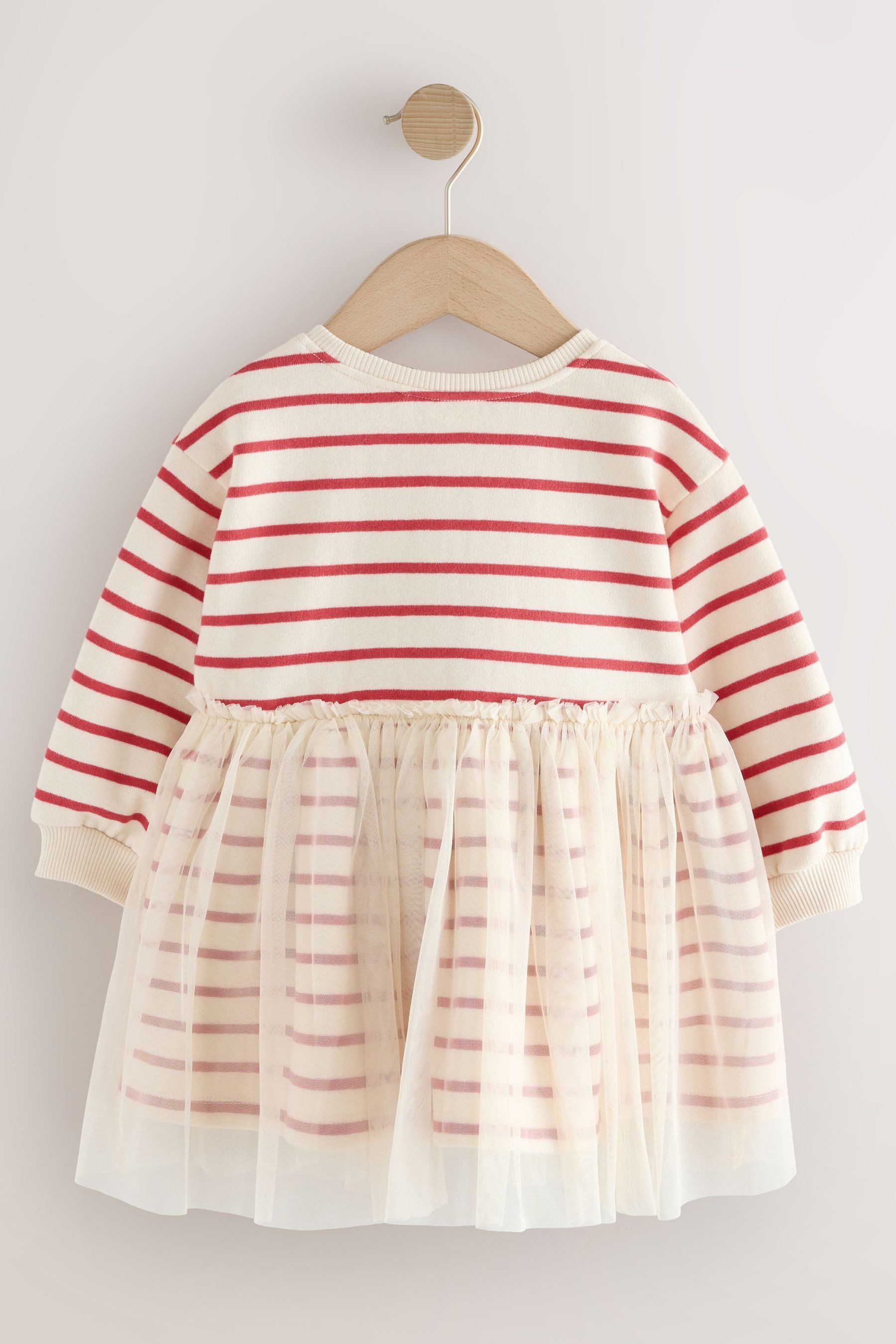 Next Partykleid Sweatshirt-Partykleid mit Mesh (1-tlg) günstig online kaufen