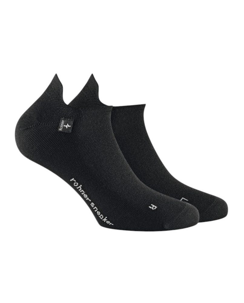 Rohner Socks Socken Tagessocke Sneaker l/r schwarz - 1 Paar