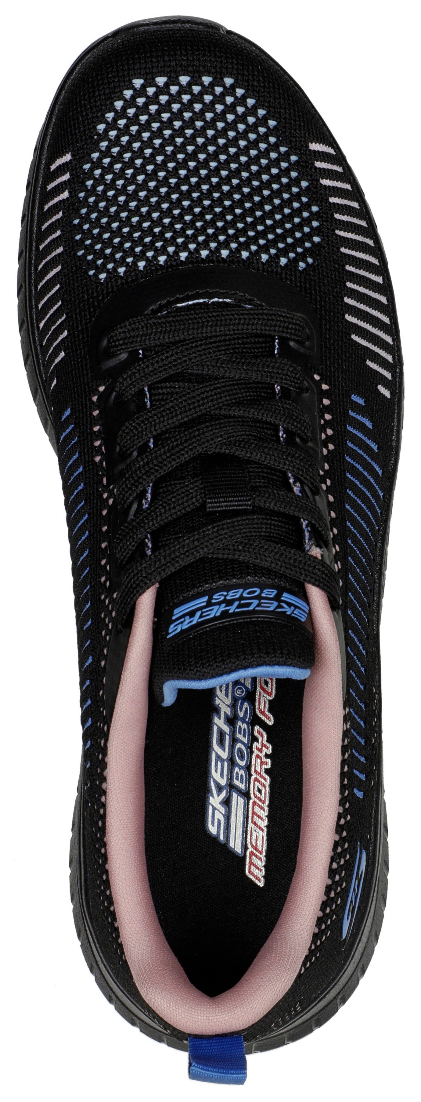 Skechers BOBS SQUAD toller CHAOS Farbkombi schwarz-kombiniert CRUSH Sneaker in COLOR