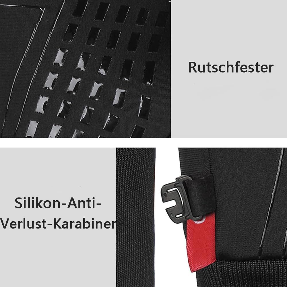 nsihing Fahrradhandschuhe Damen Herren Wasserdicht Winterhandschuhe Touchscreen Sporthandschuhe – Bild 5 von 5