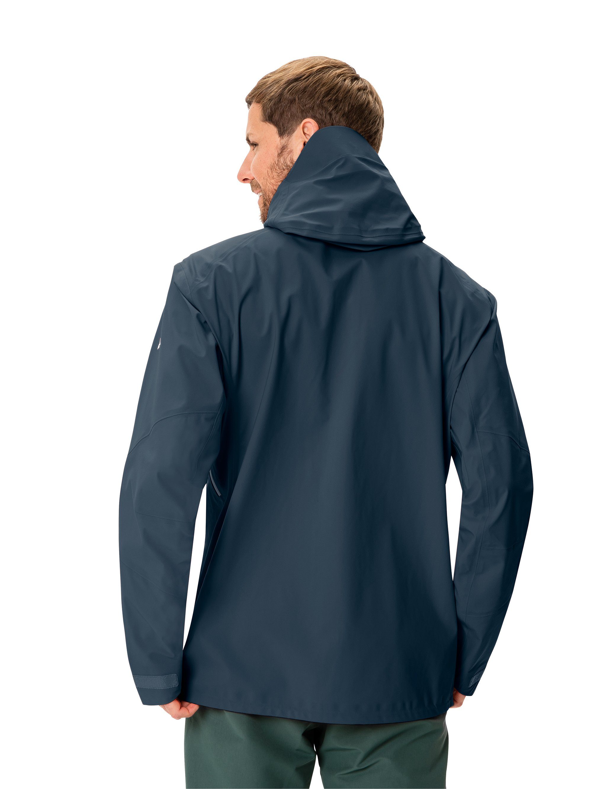 (1-St) Klimaneutral Outdoorjacke Croz 3L kompensiert III sea dark VAUDE Jacket Men's