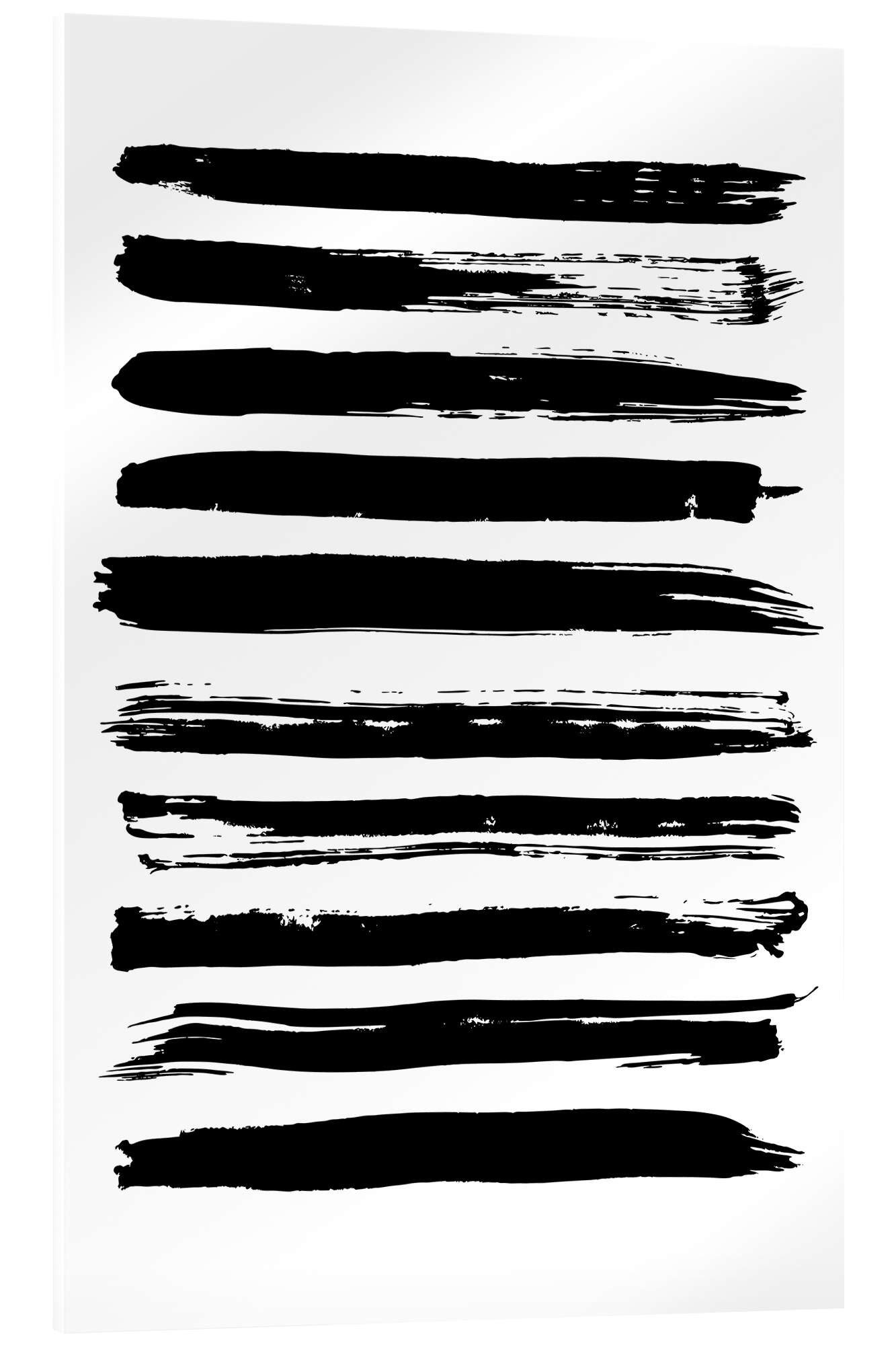 Posterlounge Wandbild Schwarze Linien auf Weiß, Editors Choice, erhältlich als Poster, Leinwandbild, Wandsticker oder Acrylglasbild
