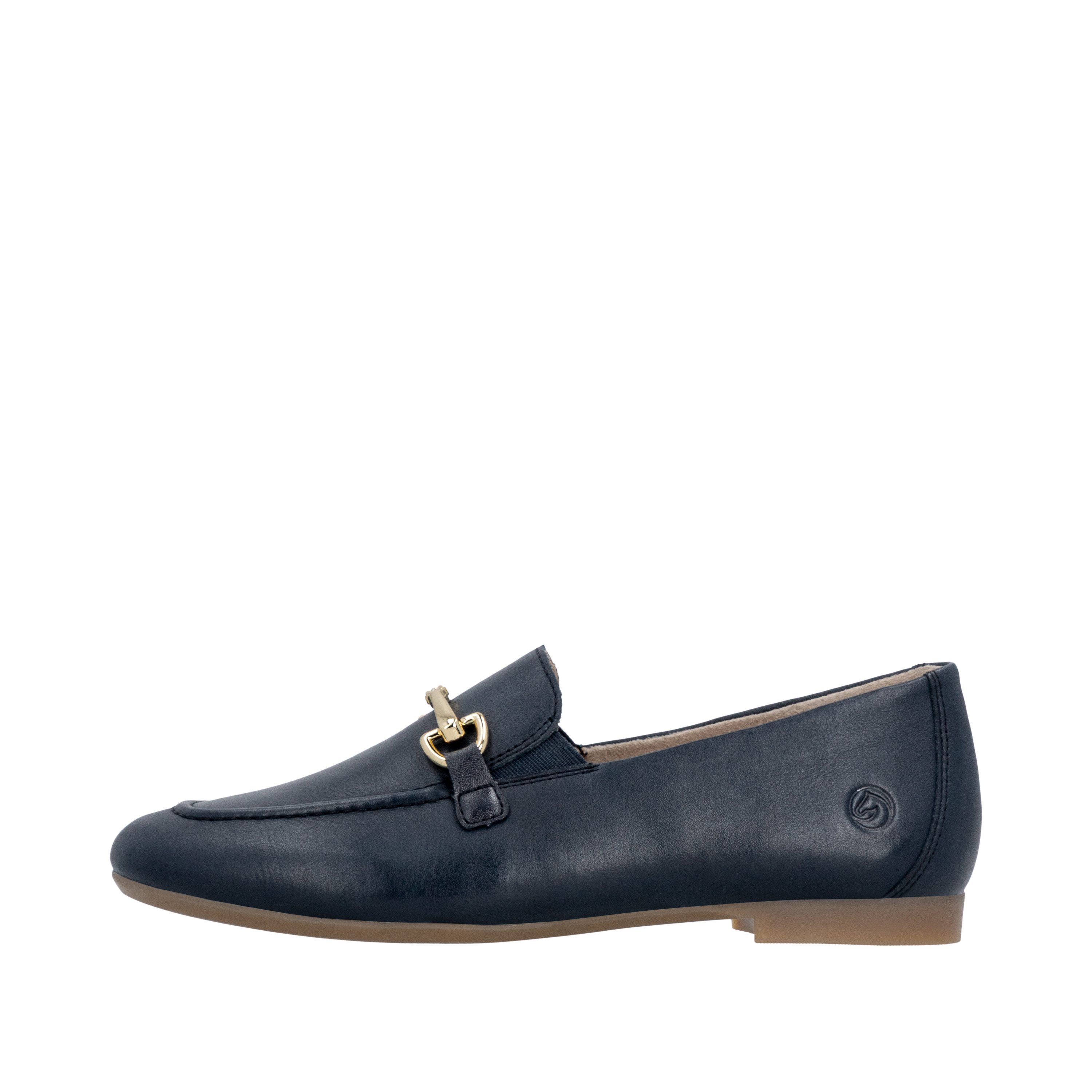 Remonte Loafer Slipper, Schlupfschuh, Spangenschuh mit kleinen Stretcheinsätzen