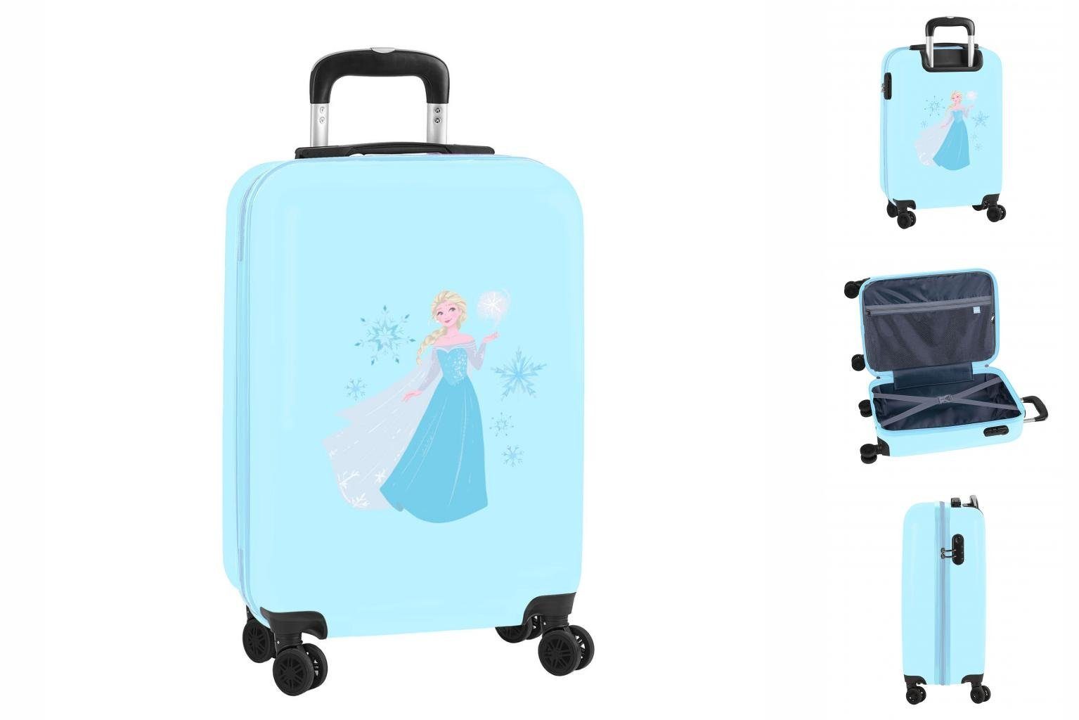 Frozen Trolley Koffer für die Kabine Frozen Believe Lila 20 34,5 x 55 x 20  cm