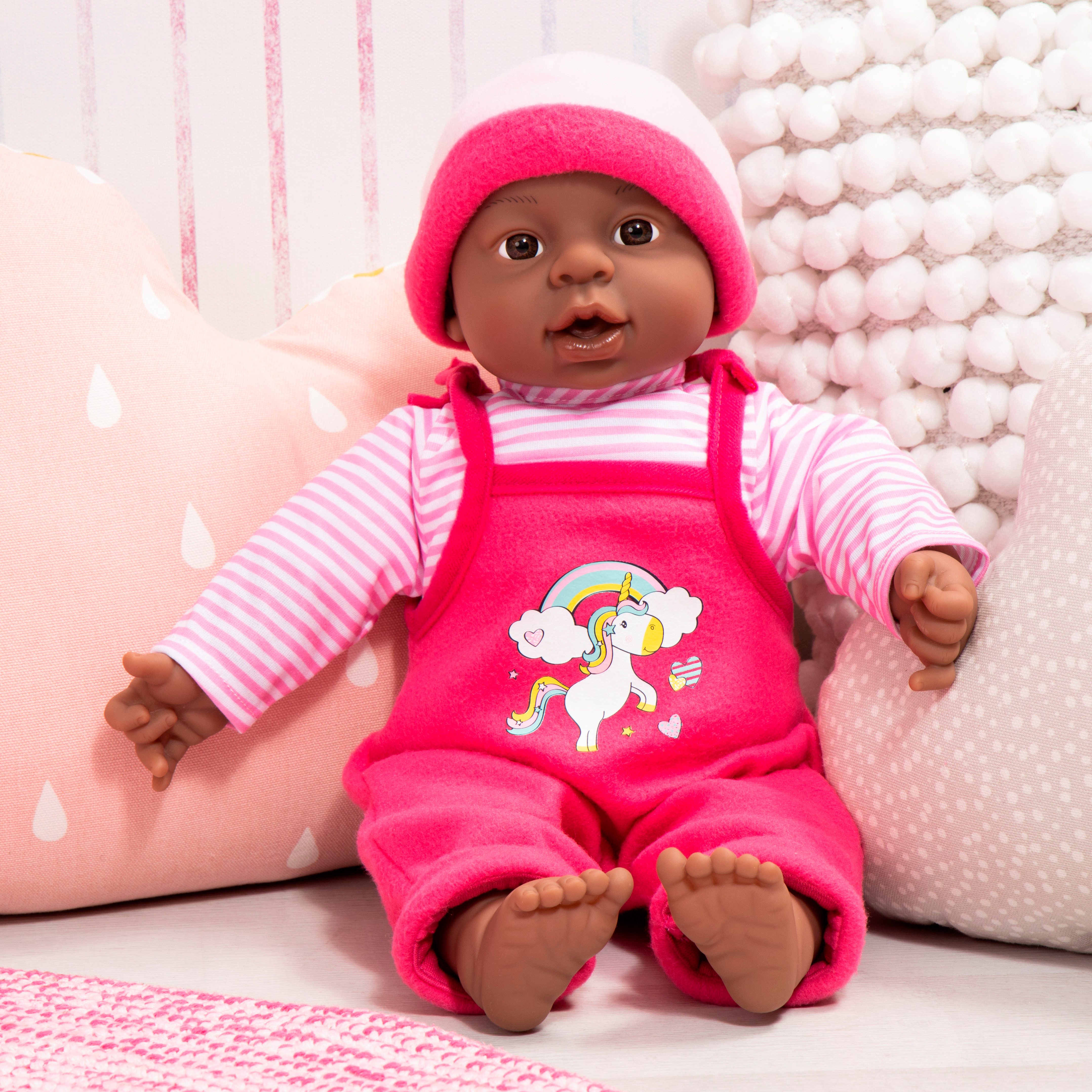 Bayer Babypuppe Interactive Baby Girl, 40cm