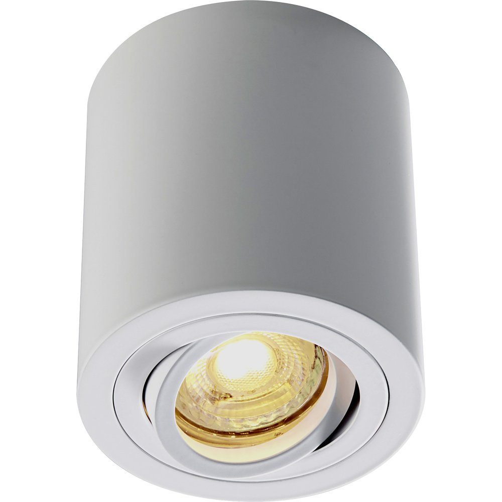 HEITRONIC Deckenleuchte Heitronic 500737 AD9001 Aufbauleuchte LED GU10 12 W Weiß