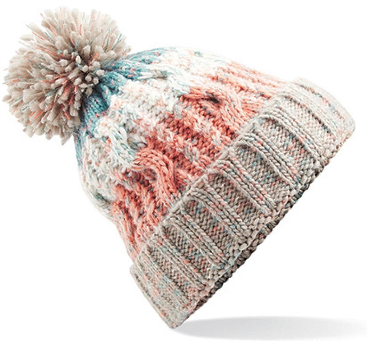 Bommelmütze Corkscrew Pom Pom Beanie Wintermütze