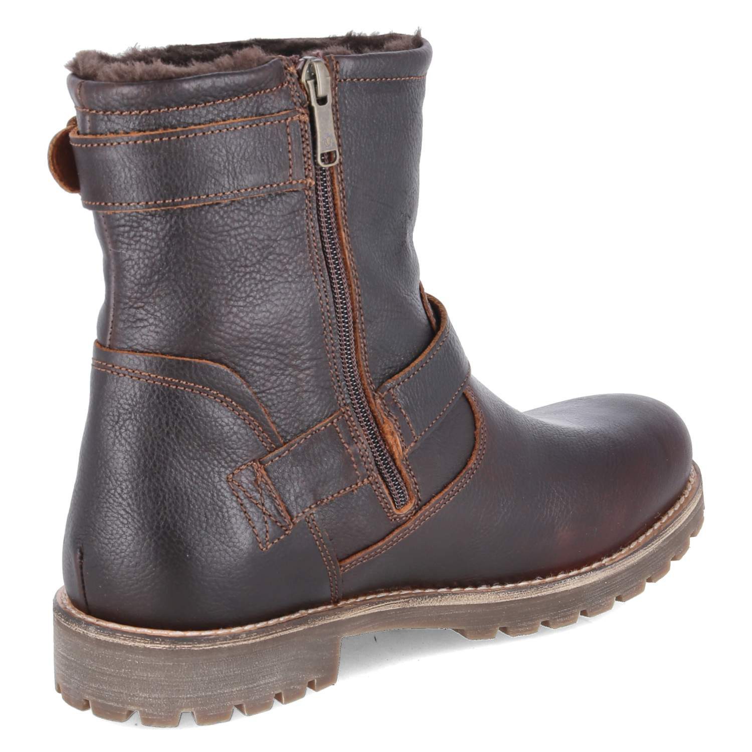 Panama Jack Panama Jack Winterstiefel Faust C29 Herren Glattleder brown Schlupfstiefel – Bild 4 von 5
