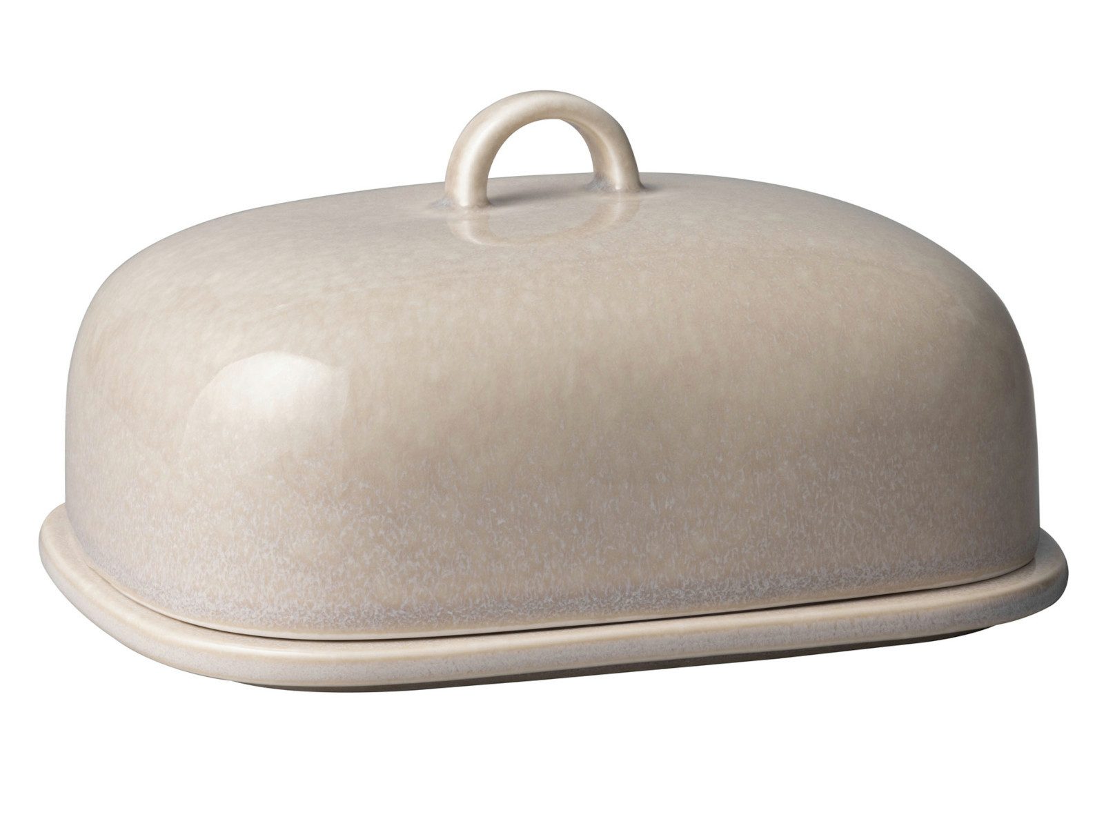 like. by Villeroy & Boch Butterdose Perlemor Home Sand Butterdose 15,5cm, Premium Porcelain