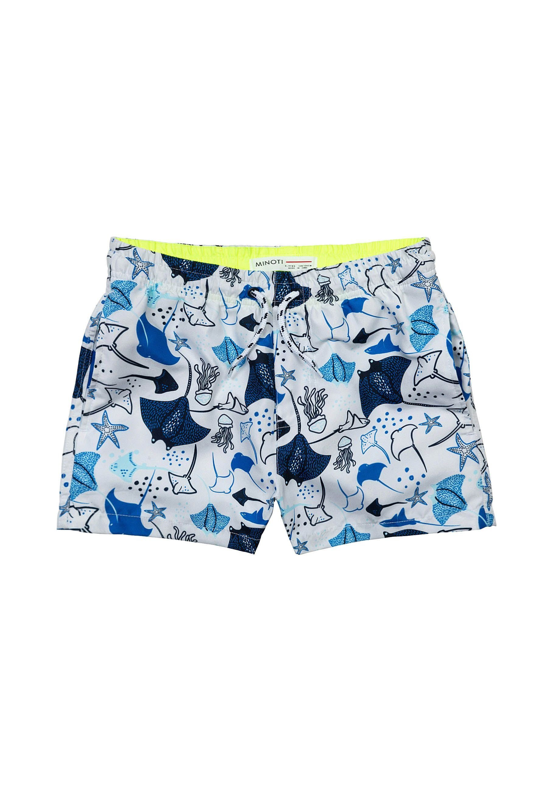 Shorts Weiß (3y-14y) Längere MINOTI Badeshorts