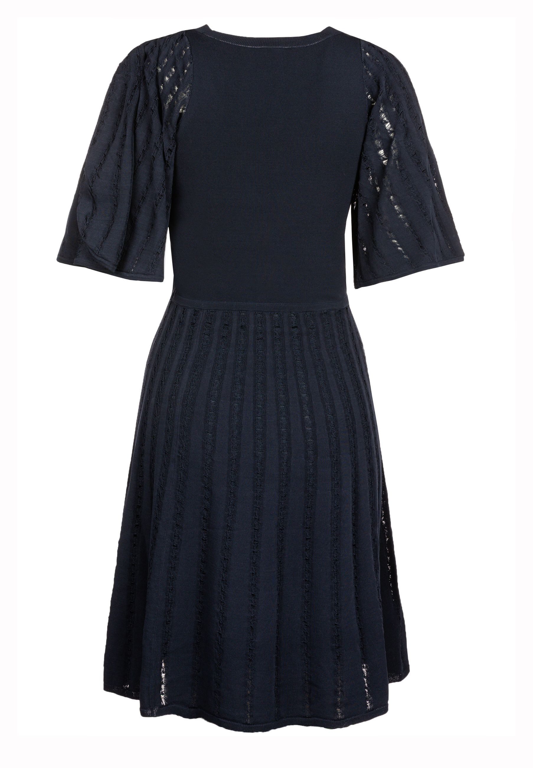 BOSS Jerseykleid Famure mit Spitzenmuster (1-tlg)