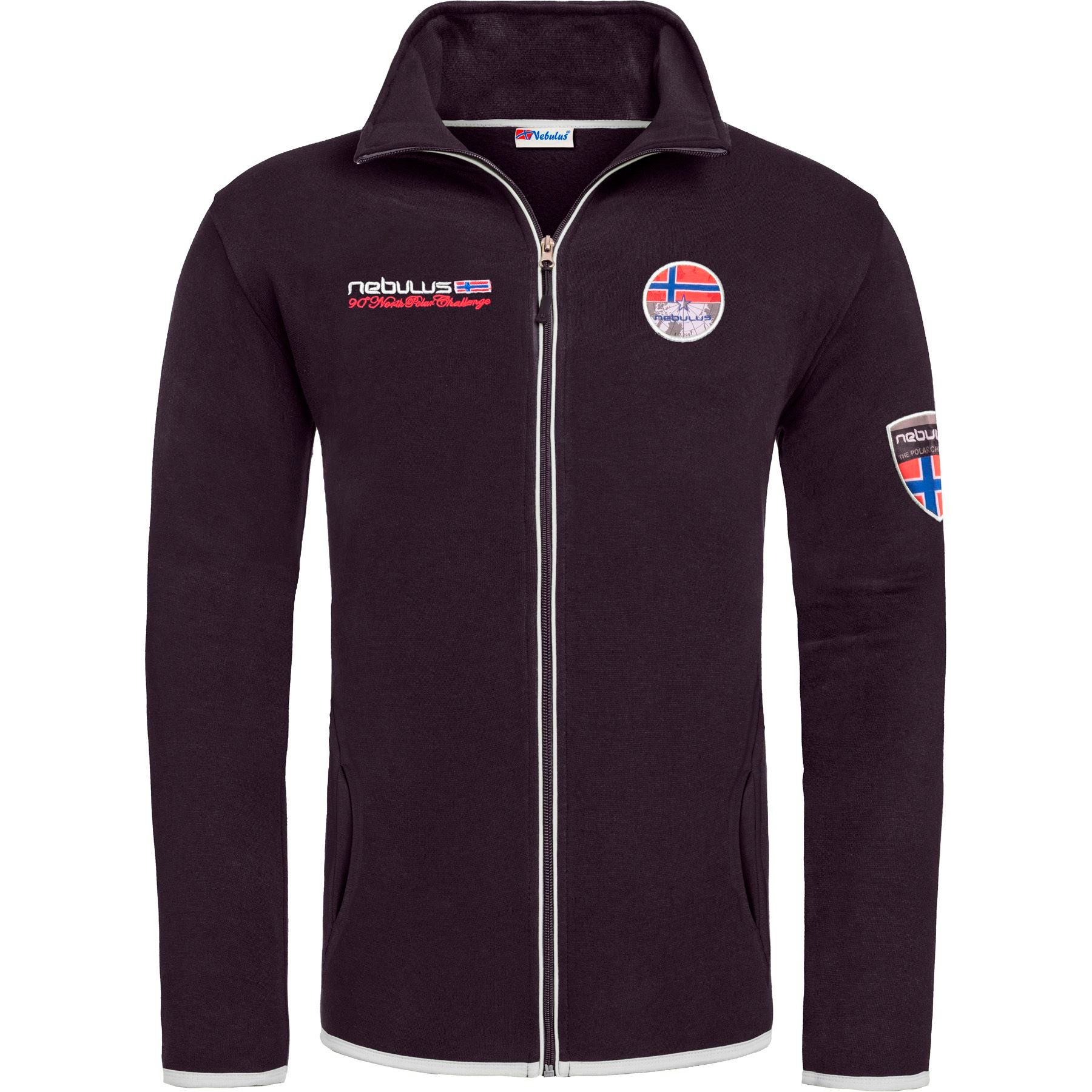Nebulus Sweatjacke NORY, P6543 - Herren, schwarz-grau, XL günstig online kaufen
