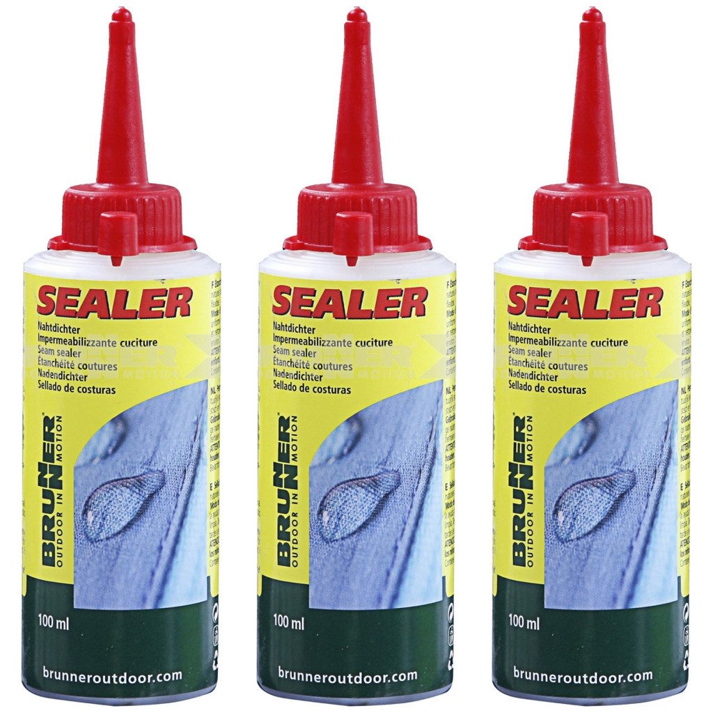 BRUNNER Reparatur-Set 3 x Brunner Sealer Versiegelungsmittel für Stoffnähte Nahtdichter, 3-St.