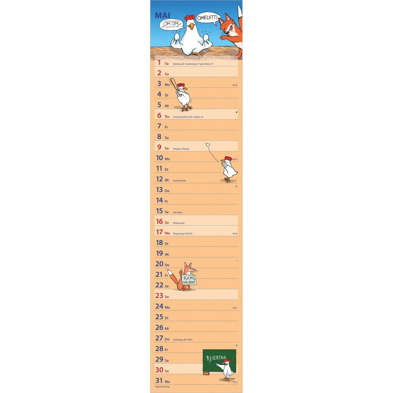 Wandkalender Notizkalender HUMOR 2027 – Bild 3 von 5