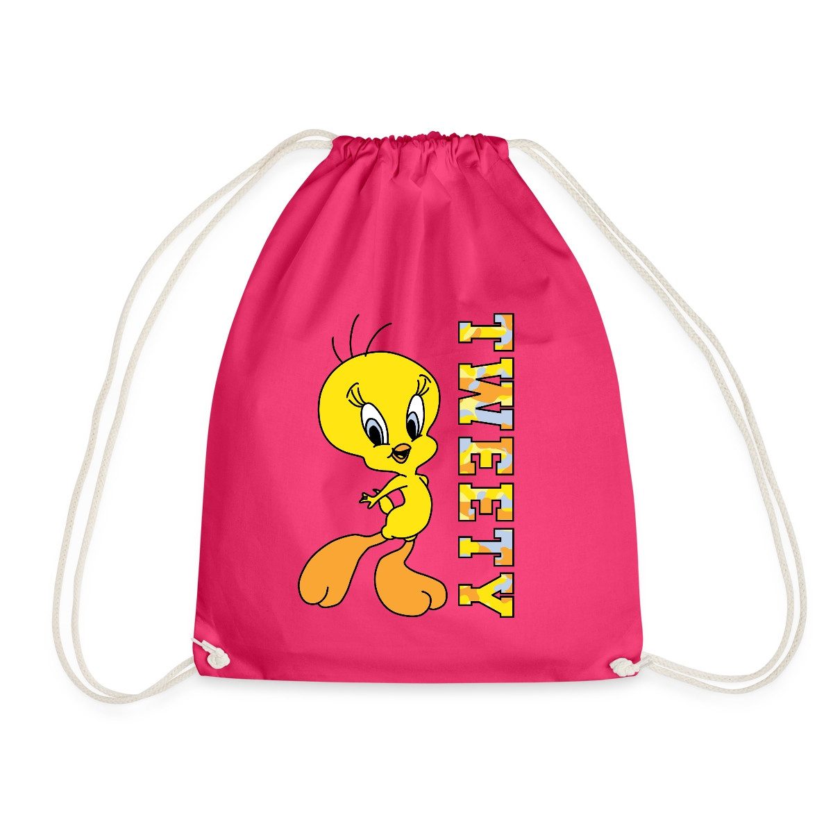 Turnbeutel Looney Tunes Tweety Camouflage Turnbeutel