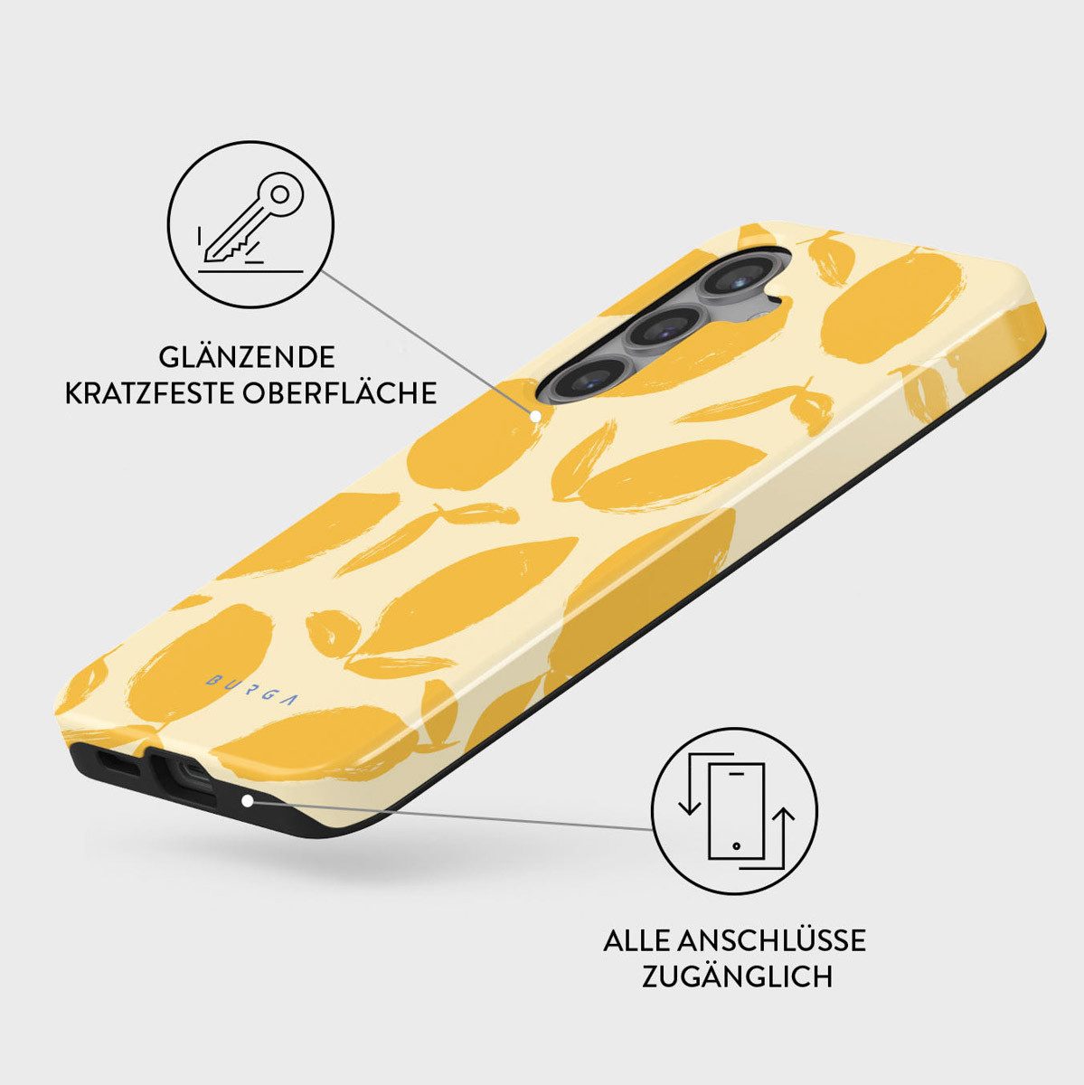 BURGA Backcover Burga Tough Back Cover Samsung Galaxy S24 - Lemon Tart