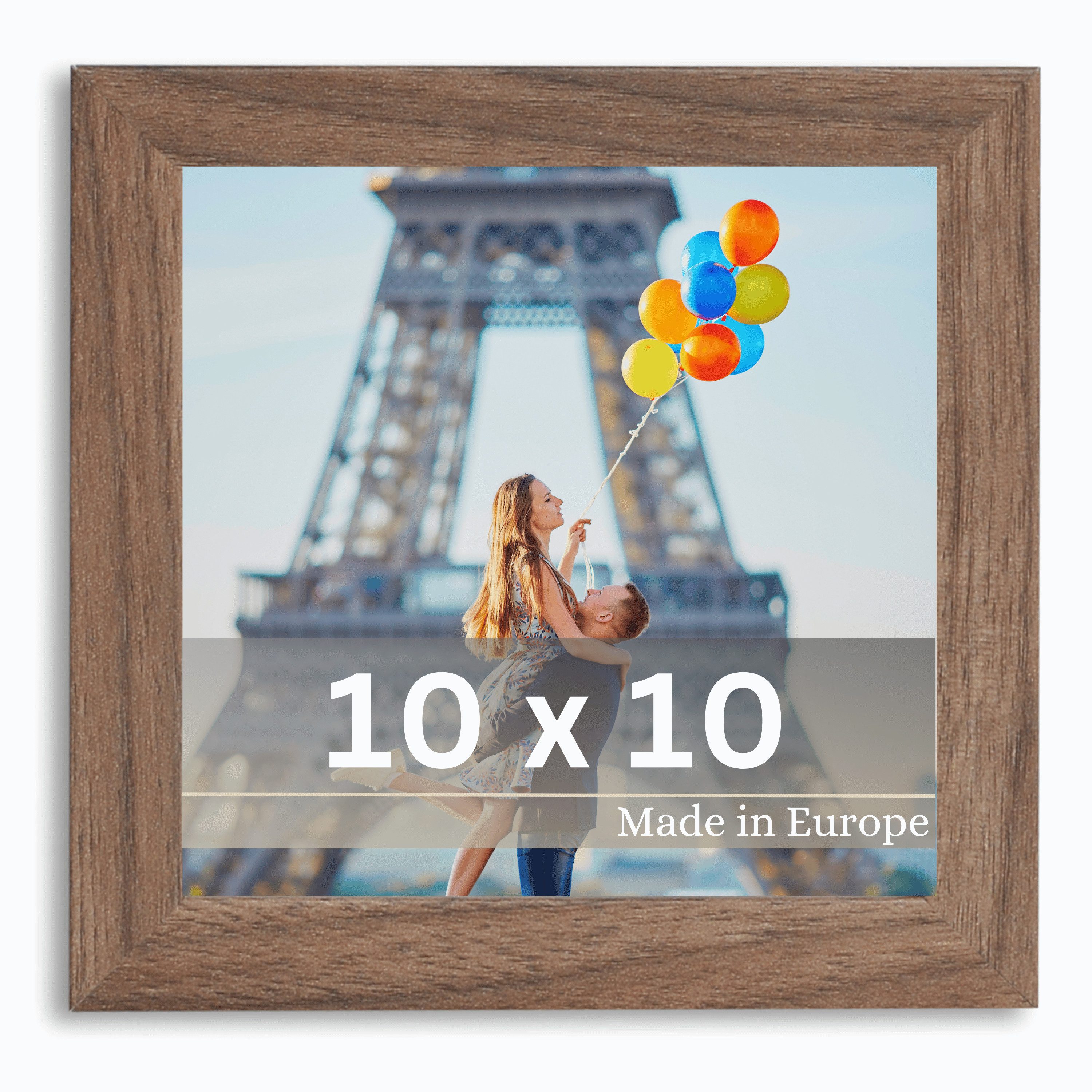 Victor (Zenith) Bilderrahmen Klee, Bilderrahmen Braun 10x10 cm, Bilderrahme günstig online kaufen