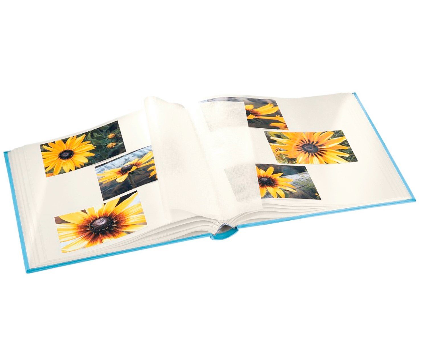 Hama Fotoalbum Buch-Album Swan Bilder, Pastell, 80 80 30x30cm Jumbo Kunstdruck Seiten, 320 Seiten, Foto-Album