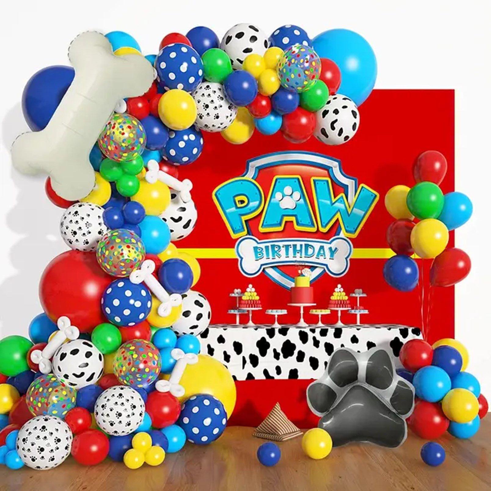 Party Flamingo Aufblasbares Partyzubehör Party Girlande Paw Patrol Pawpatrol Partyset Kinder Geburtstag