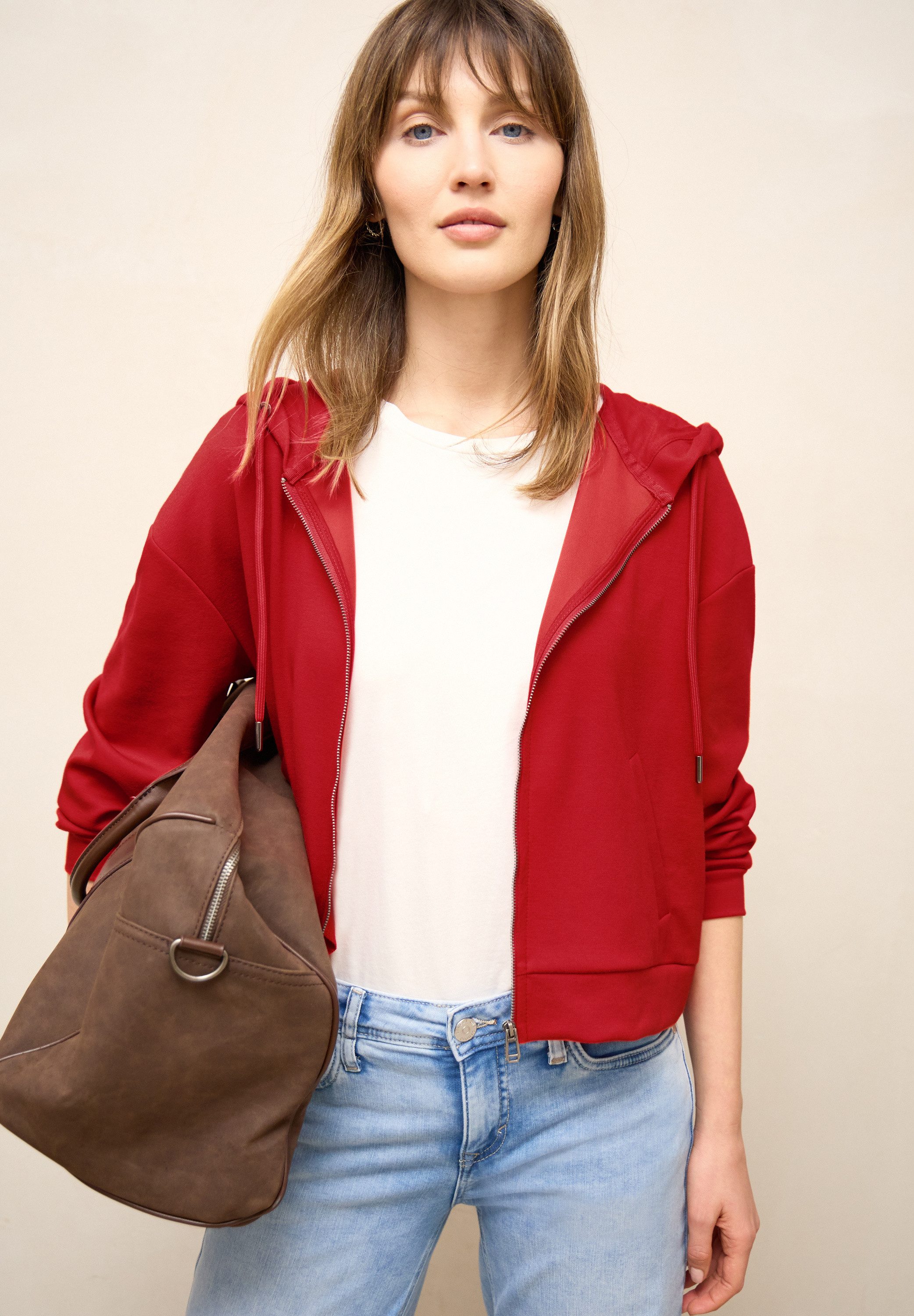 STREET ONE STUDIO Sweatjacke mit Kapuze günstig online kaufen