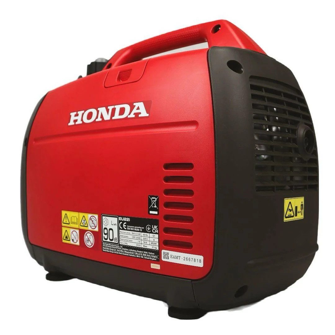 Honda EU 22i Inverter Generator, 5 kW (Set includes generator, spark plug wrench, and instruction manual), Super quiet operation
