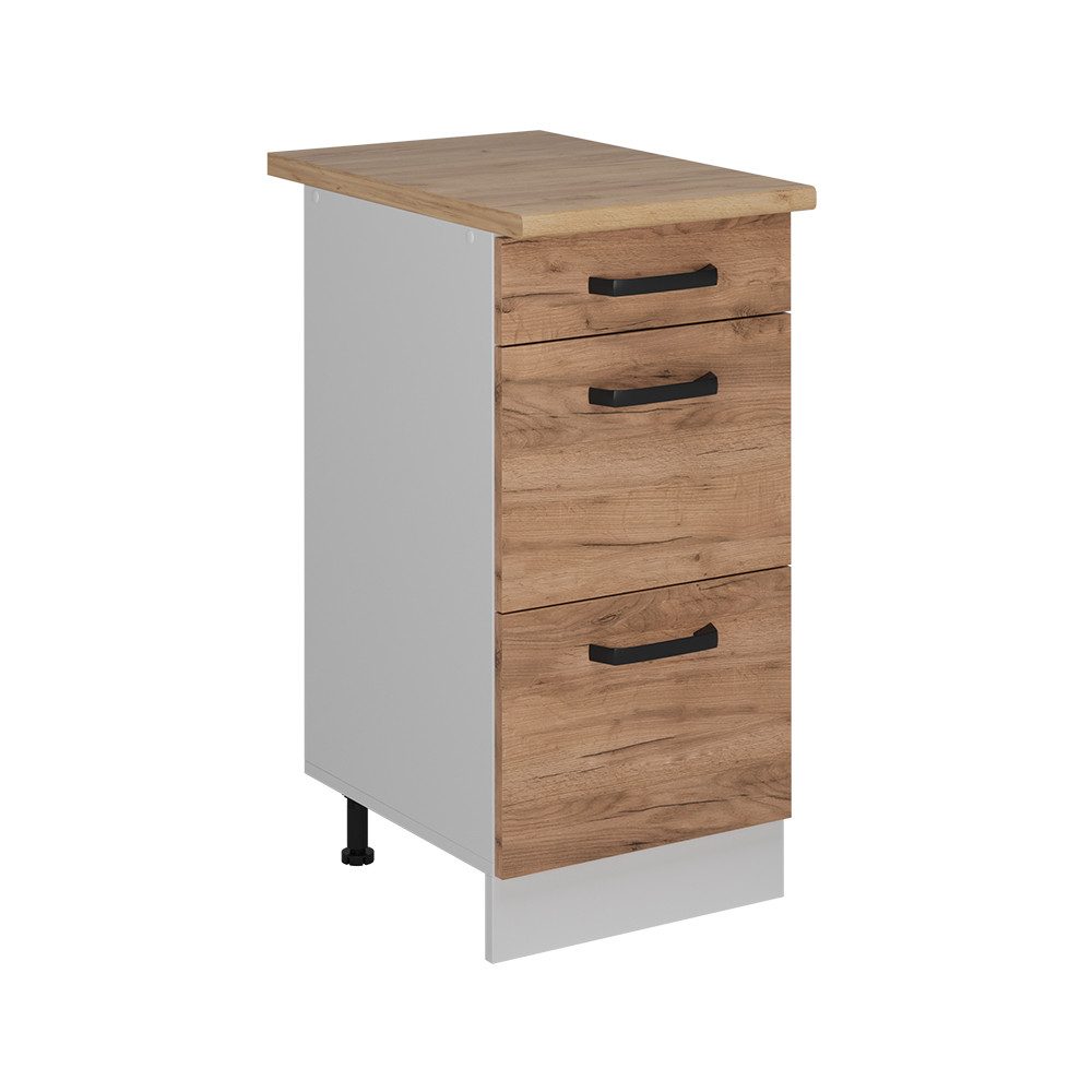 Vicco Unterschrank R-Line, Goldkraft Eiche/Weiß, 40 günstig online kaufen