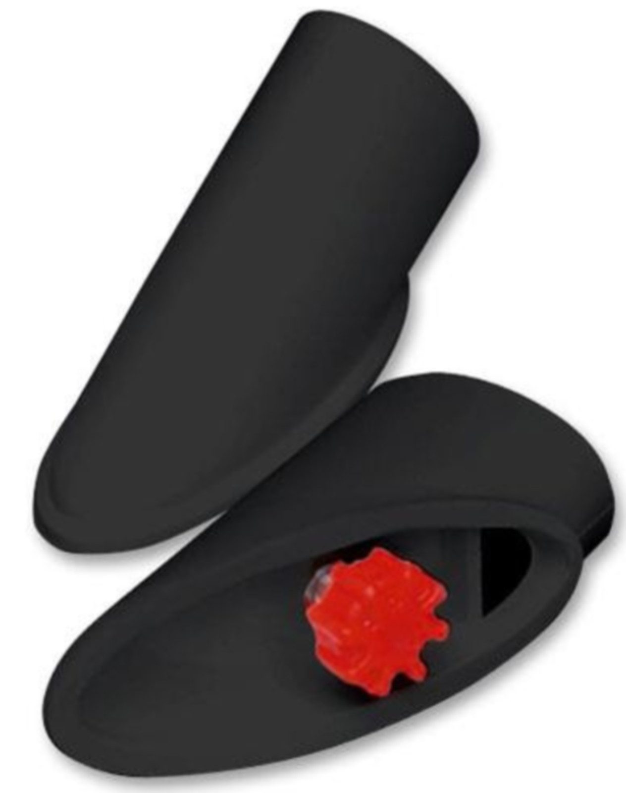 MWH Abdeckkappe Tischfußkappe 47mm x 31mm schwarz mit Höhenversteller