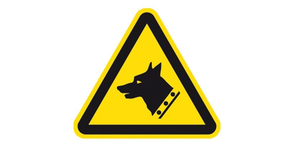 Thumbnail - König Werbeanlagen Hinweisschild Warnung vor Wachhund ISO 7010, Alu, 200 mm SL
