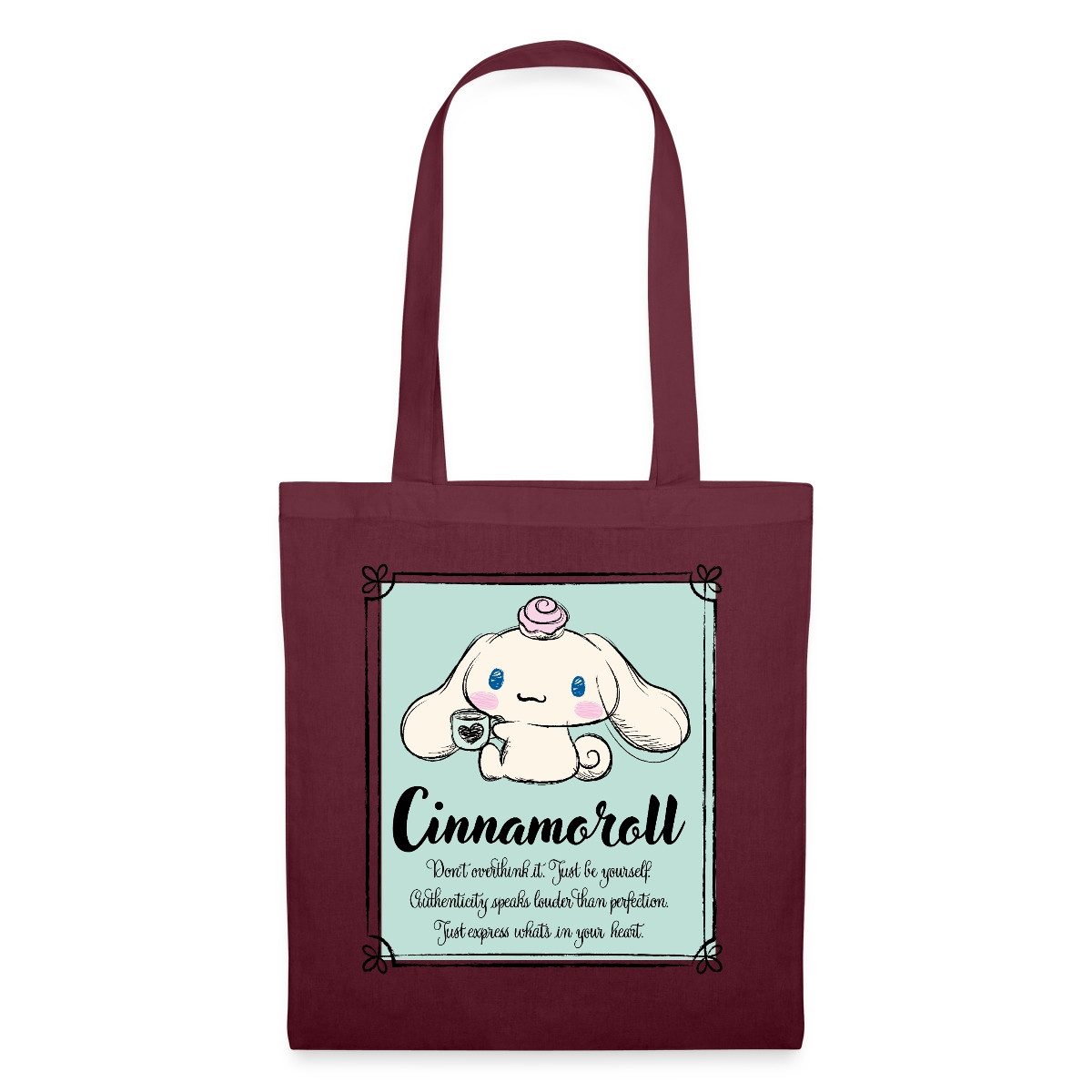 Henkeltasche Cinnamoroll Just Be Yourself Stoffbeutel