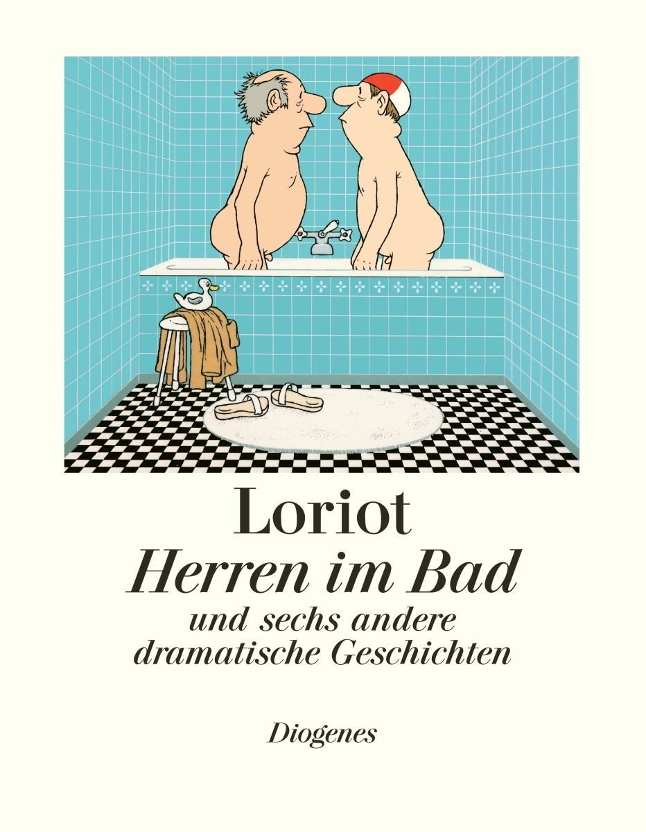 Cartoon Herren im Bad und sechs andere dramatische Geschichten Loriot