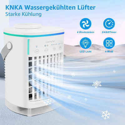 KNKA Standventilator, Luftkühler mit Wasserkühlung, Mini Klimaanlage, Ventilator mit Kühlung