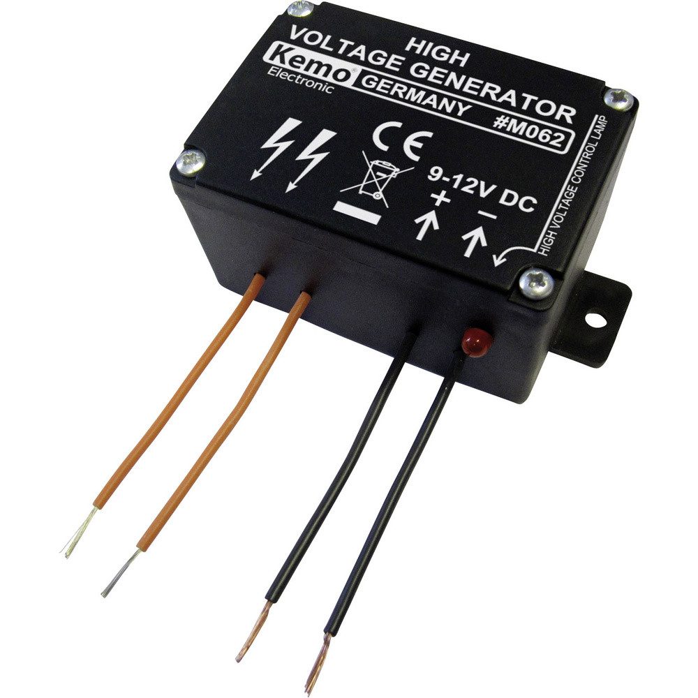 Kemo Kemo M062 Mini Hochspannungsgenerator Baustein 9 V/DC, 12 V/DC Alarmanlage