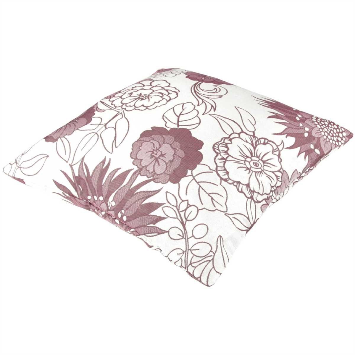 Arsvita Kissenbezüge 40x40 cm mit floralem Design, Dekokissen mit Reißverschluss, (1 Stück), aus hochwertigem, weichem Polyester, waschbar