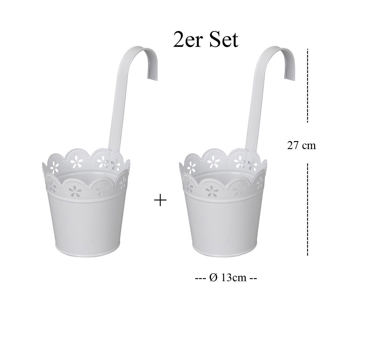 LB H&F Lilienburg Blumentopf 2er Set günstig online kaufen