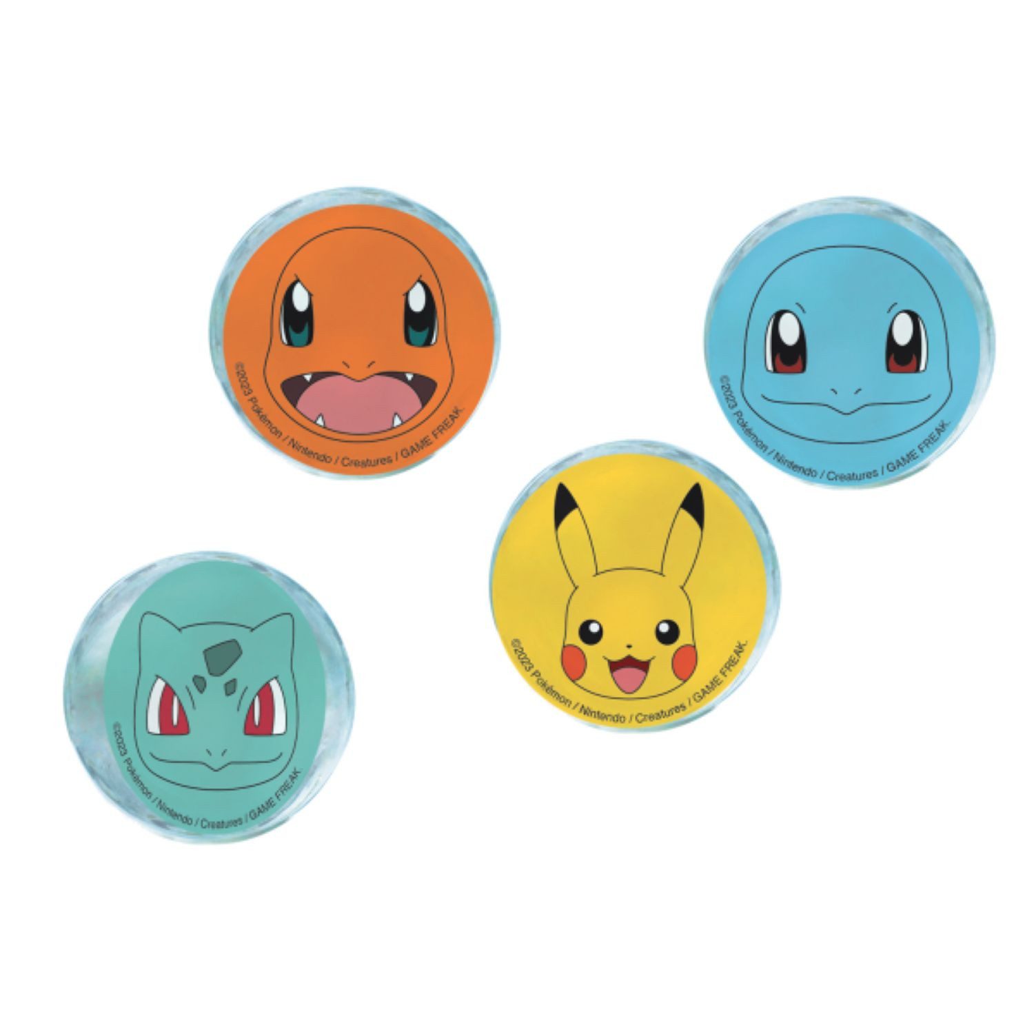 Hängedekoration 'Pokémon' Flummibälle, 4 Stk. - Ø 4,0 cm
