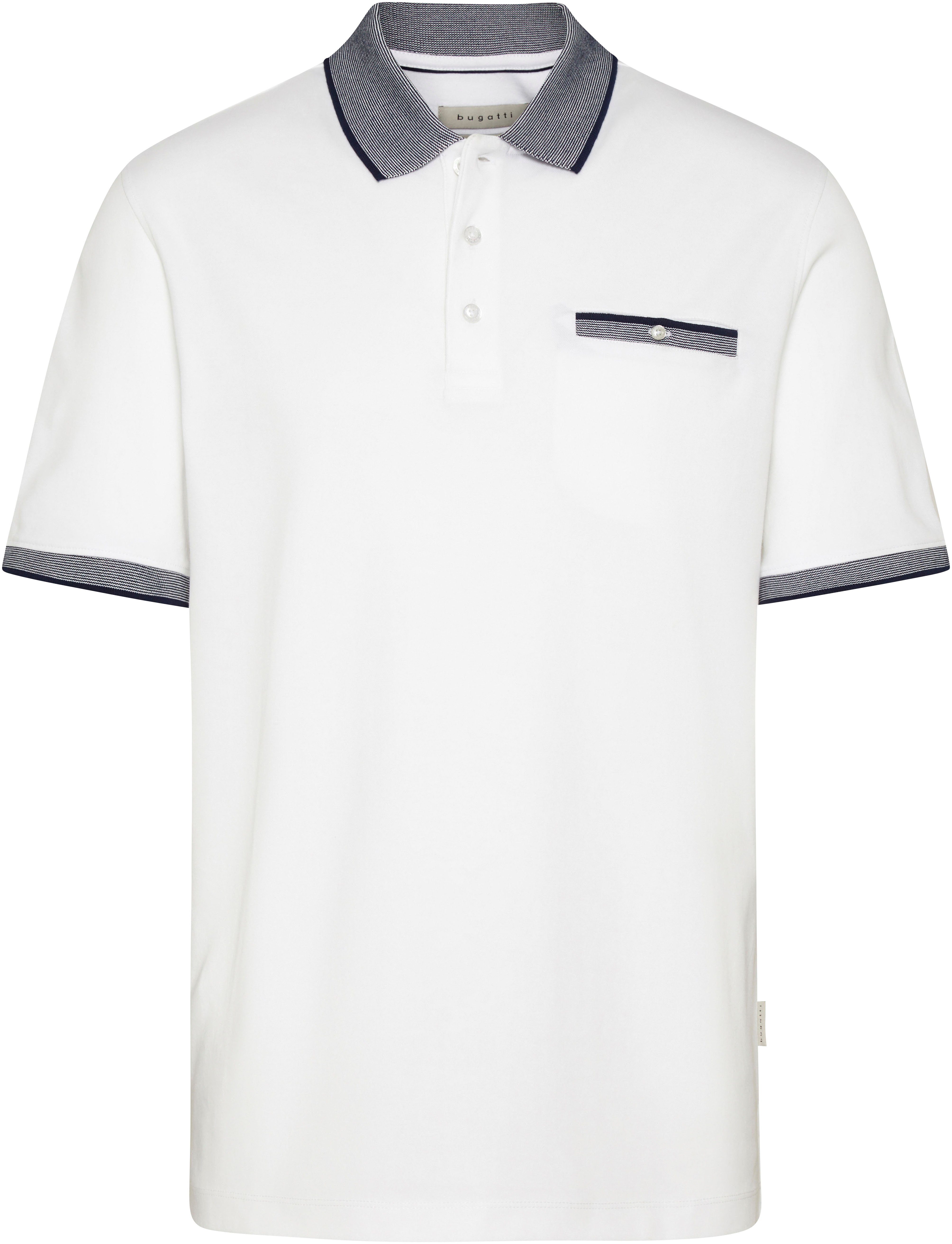 bugatti Poloshirt 8151-35091 Baumwoll-Mix, Modern Fit