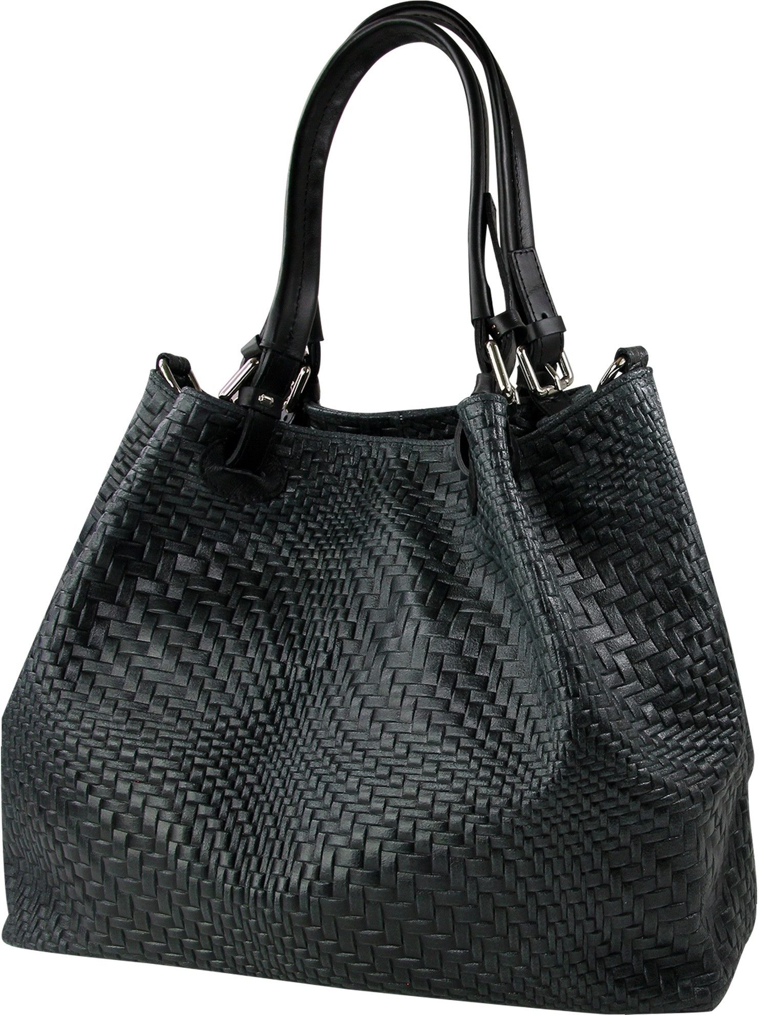 Handtasche Toscanto Tasche geprägtes abstraktes