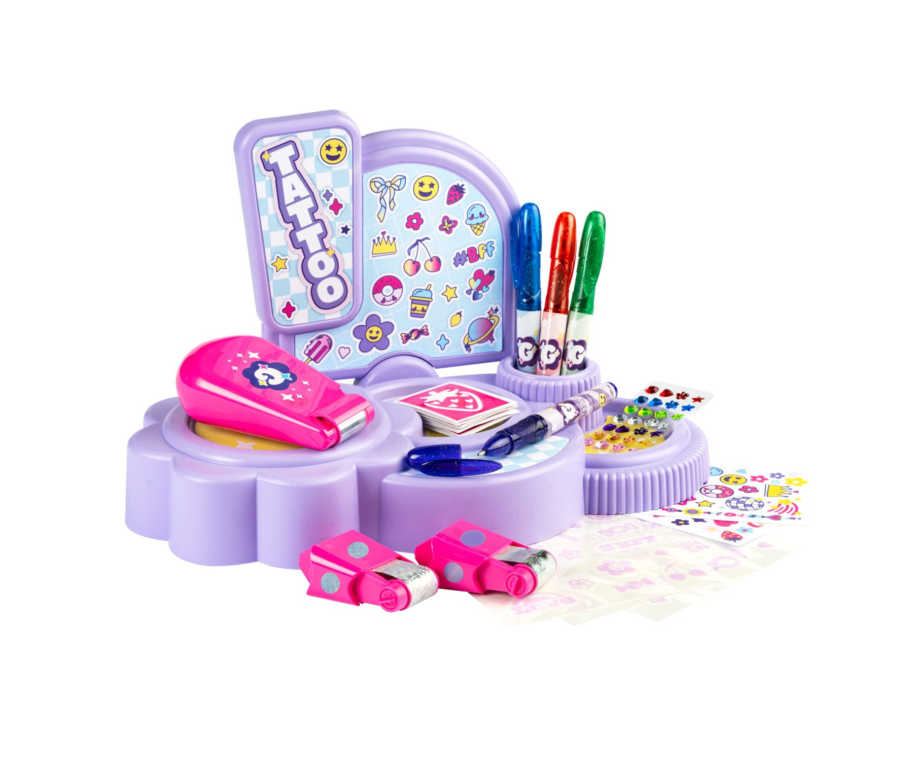 Smoby Kreativset Glam Tattoo Corner, Made in Europe