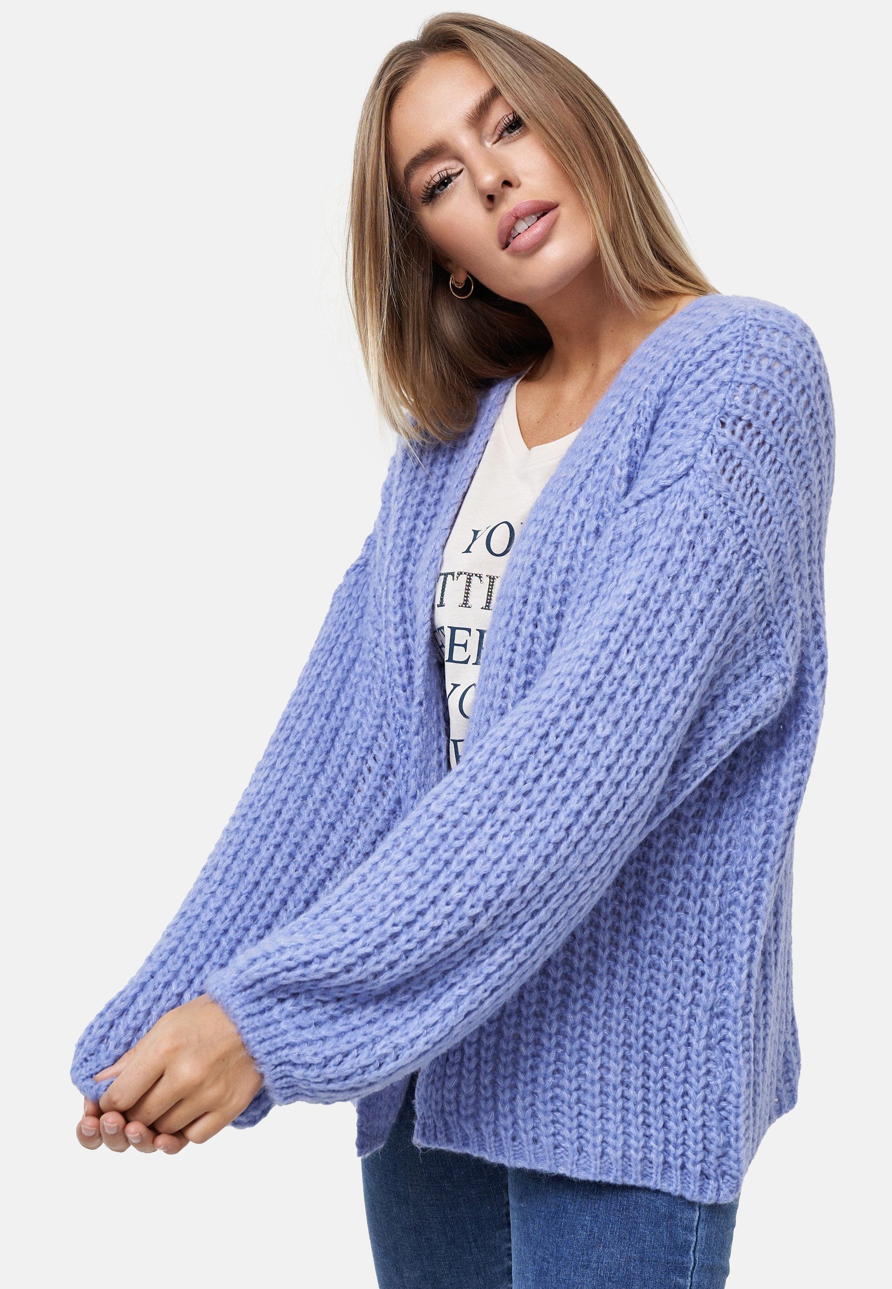 Decay Strickjacke mit modischem Grobstrick-Muster