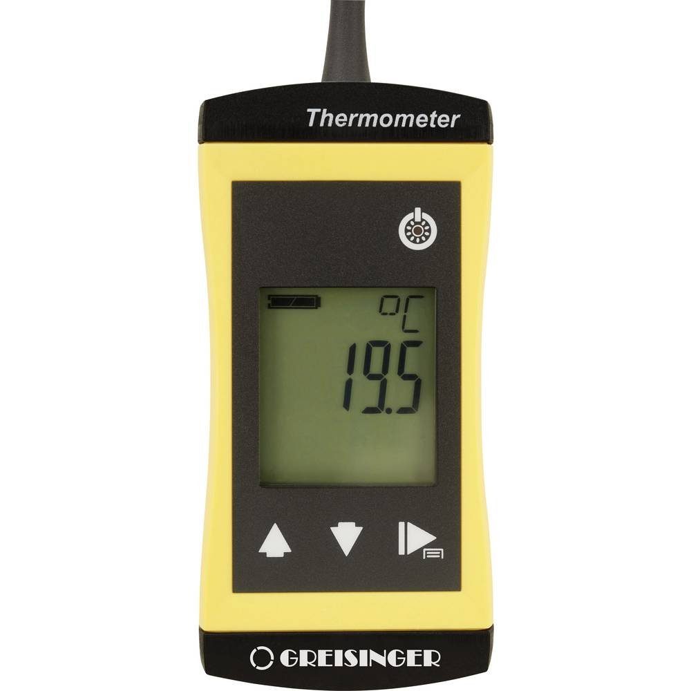 Greisinger Außentemperaturanzeige Wasserdichtes Alarmthermometer mit Tauchfühler G 1710 610810