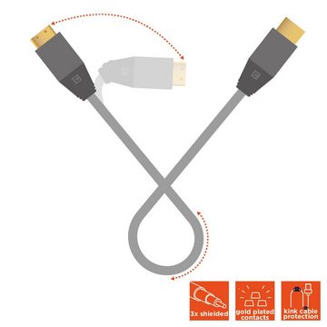 Celexon HDMI auf Mini HDMI Kabel mit Ethernet - 2.0a/b 4K 2,0m HDMI-Kabel, (200 cm), Professional Line