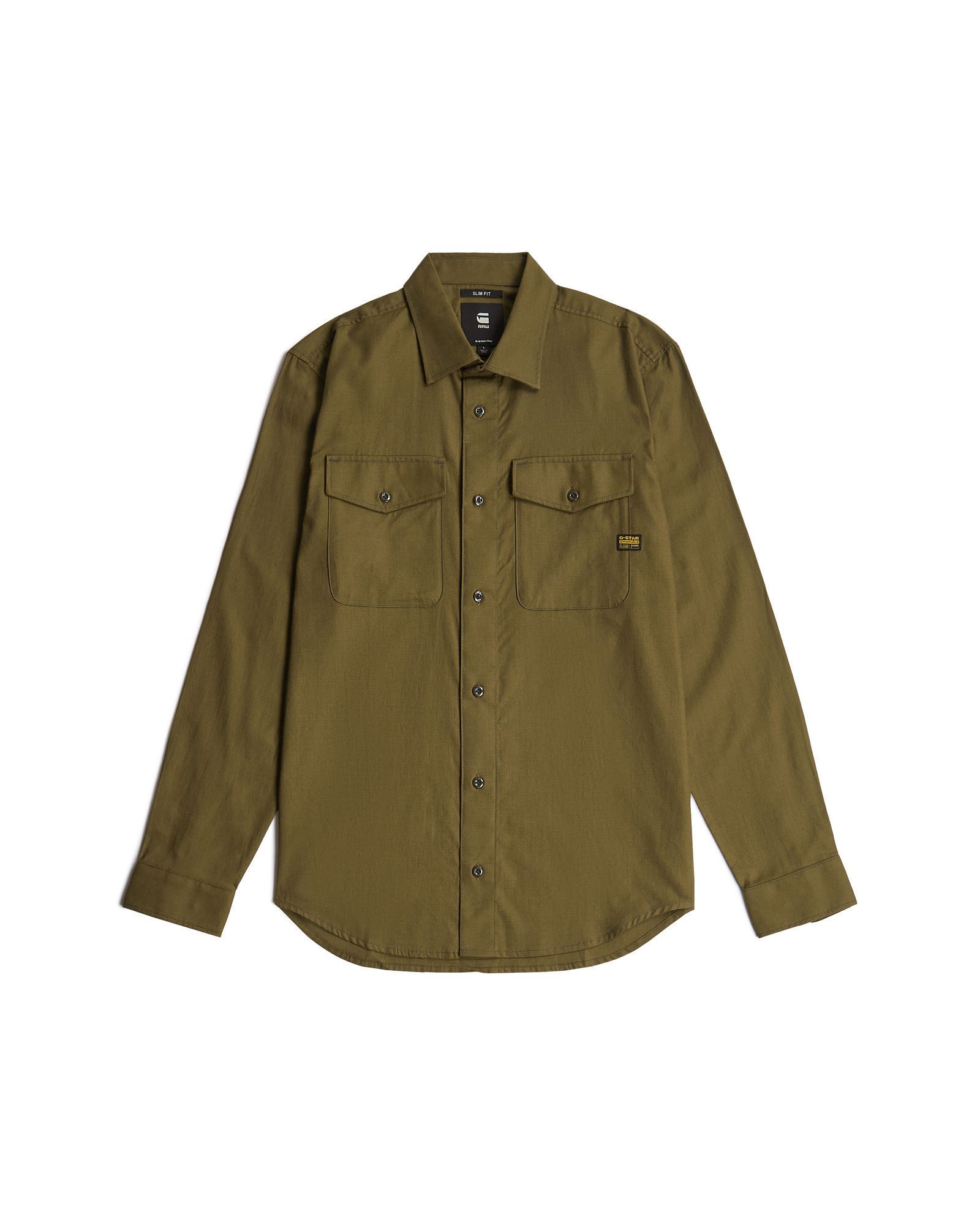 Langarmshirt Marine Slim Hemd