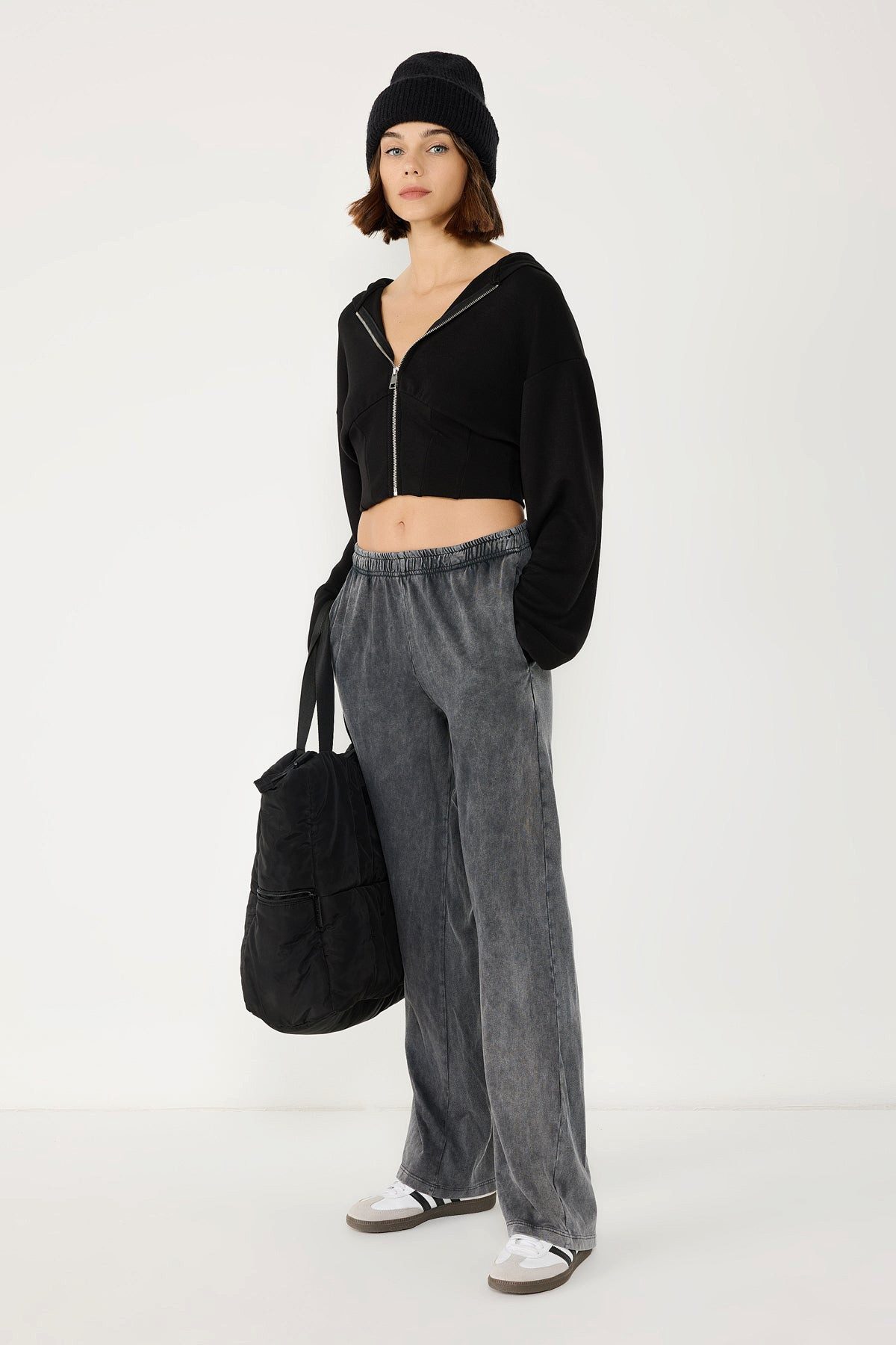 Kapuzensweatshirt Kapuzenpullover mit Reißverschluss