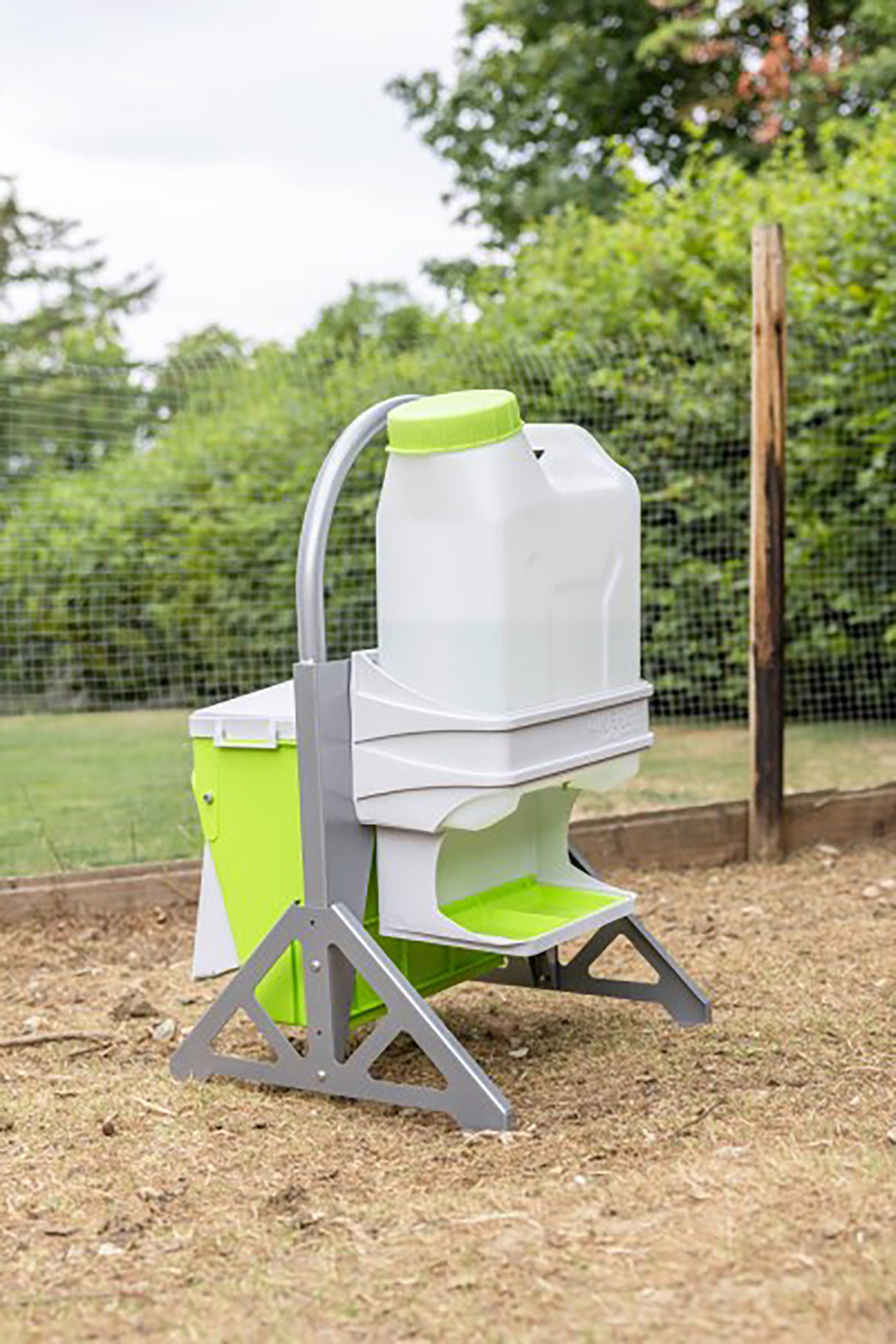 Kerbl Vogeltränke SmartCoop, mobiler Ständer, für 70660+70651, grau lackiert