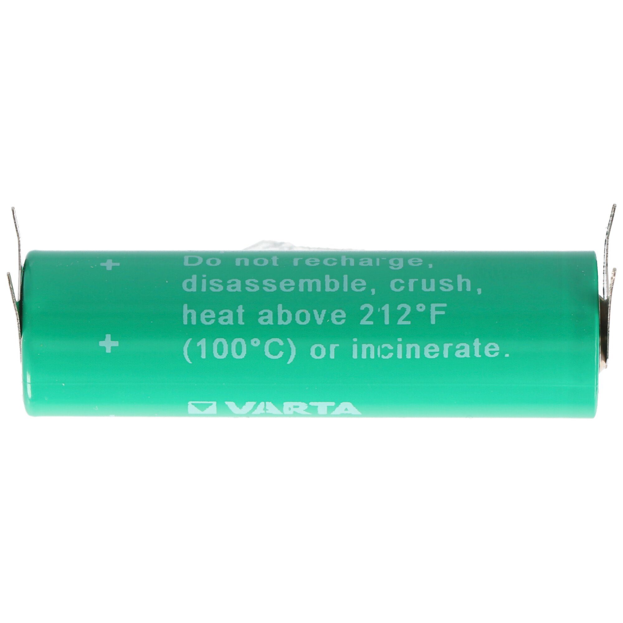 CR (3,0 V) 6117 Rastermaß mit Batterie, ++--, VARTA Mignon 3V Varta AA 7,6mm, Printanschluss