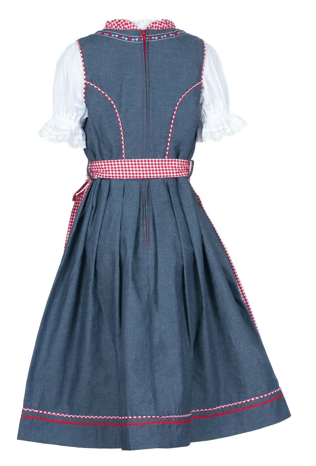 Ramona Lippert Dirndl Naomi Kinderdirndl Jeans Trachtenkleid für Mädchen