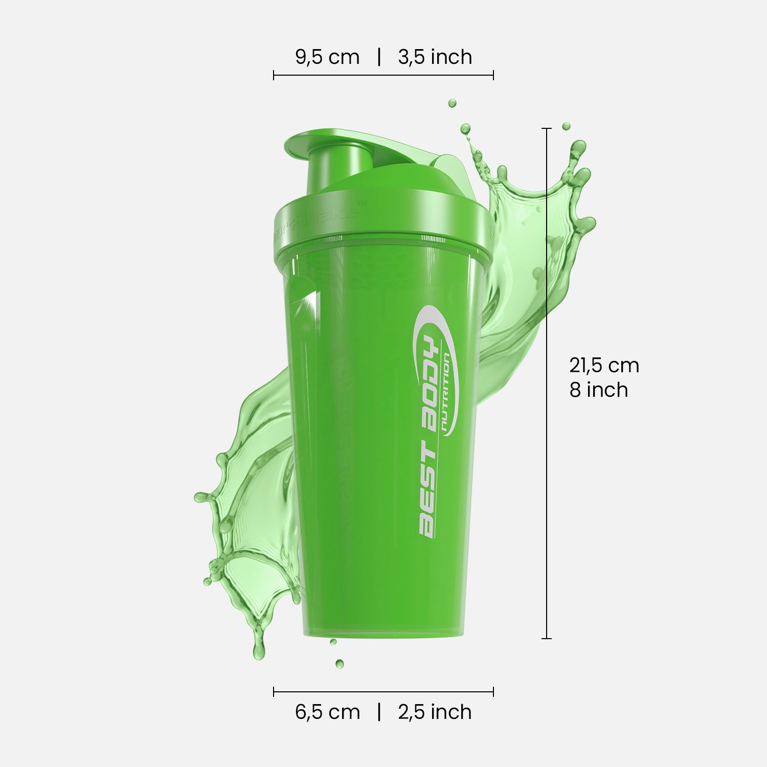 Best Body Nutrition Protein Shaker Eiweiß Shaker - Design Best Body Nutrition