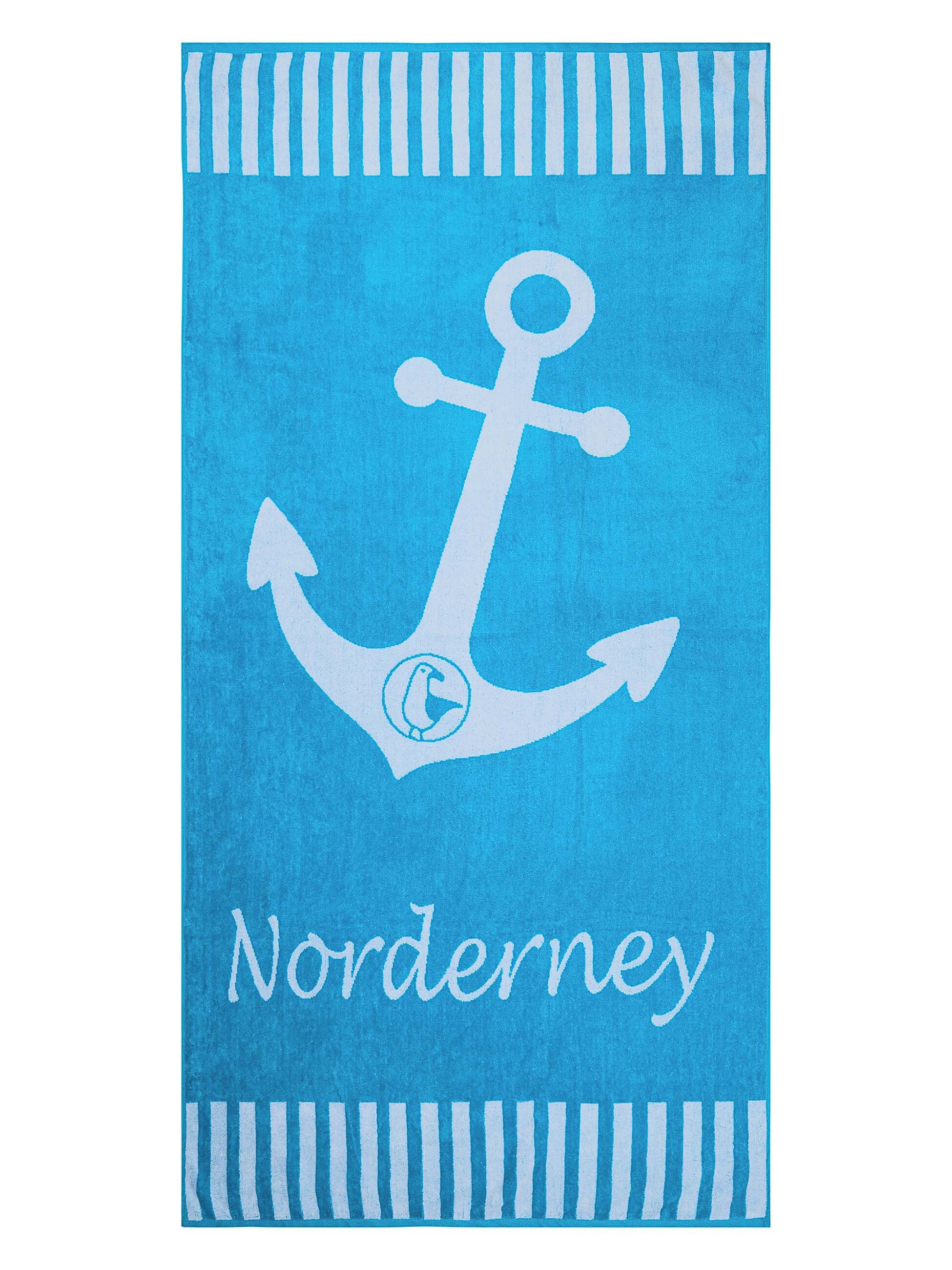 Schietwetter Strandtuch Unisex Strandhandtuch "Norderney" 180x88cm, günstig online kaufen