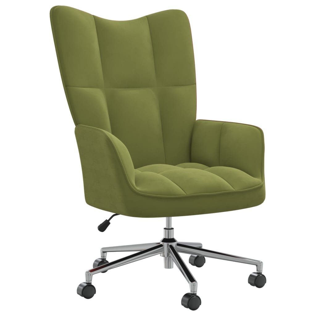 vidaXL Sessel Relaxsessel Hellgrün Samt (1-St) günstig online kaufen