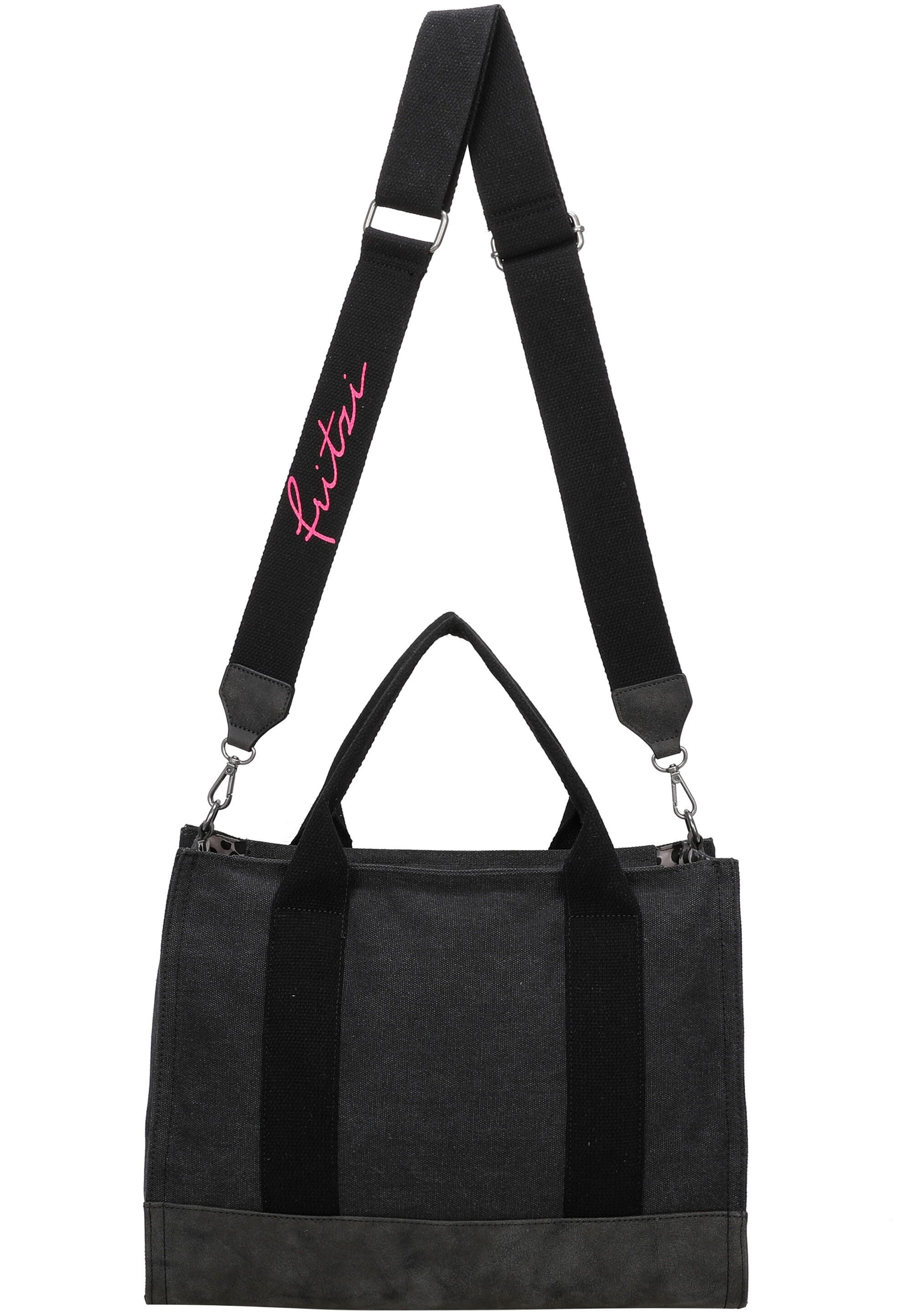 Fritzi aus Preußen Shopper Canvas Tote Bag, mit abnehmbarem Schulterriemen – Bild 2 von 5